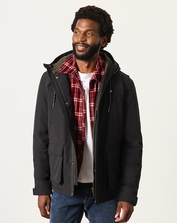 FatFace Bala Waterproof Jacket (Regular & Tall) - Black