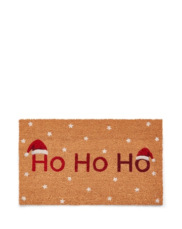 Christmas Ho Ho Ho Coir Doormat