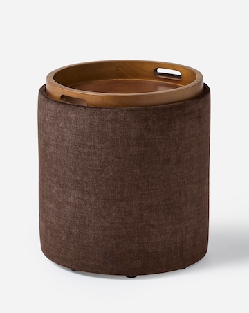 Ellen Tray Lid Storage Footstool