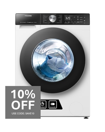 Hisense 5S Series WF5S1045BW WiFi-enabled 10kg Washing Machine - White