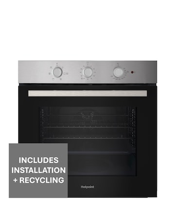 Hotpoint Class 2 HO235HXUK Built-In Electric Single Oven Stainless Steel Install