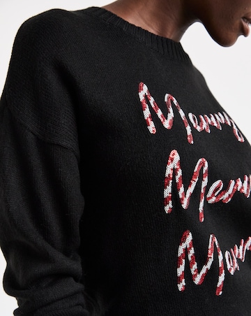 Merry Sequin Jumper
