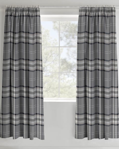 Catherine Lansfield Kelso Check Curtains