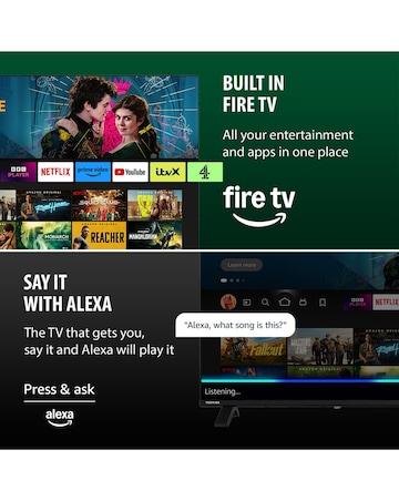Toshiba 65UF2653DB 65in 4k Ultra HD Smart TV with Freely