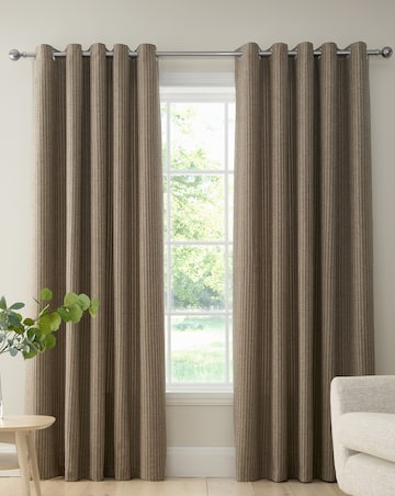 Bianca Chenille Stripe Curtains