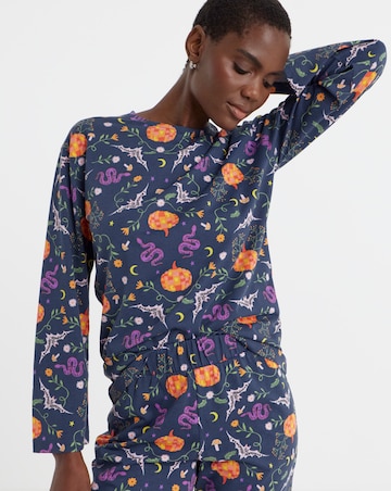 Pretty Secrets Halloween Printed Pyjama Set