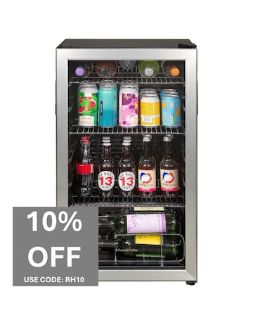 Russell Hobbs RH48BC101SS 93L Beverage Cooler - Stainless Steel