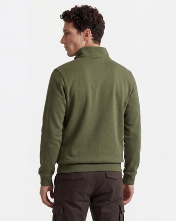 1/4 Zip Funnel Neck Sweatshirt