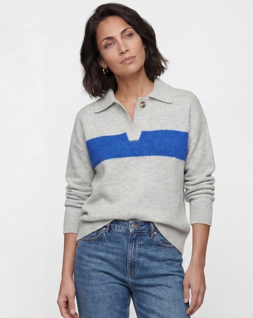 Colourblock Knitted Rugby Jumper
