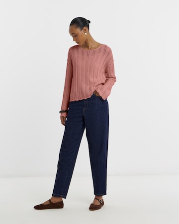 JdY Ophelia L/S Boat Neck Pull Over Knit