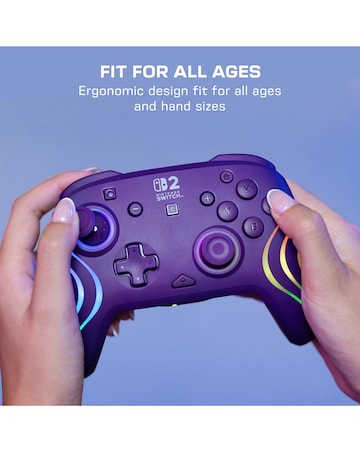Turtle Beach Afterglow Wave Wireless RGB Gaming Controller for Nintendo Switch 2
