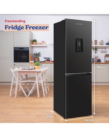RUSSELL HOBBS FRIDGE FREEZER W/ WD INST