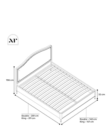 Emy French Style Wooden Hidden Ottoman Bed