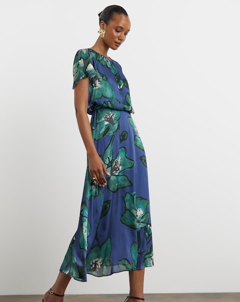 Joanna Hope Split Sleeve Maxi Dress