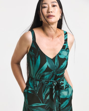 Wide Leg Strappy Jumpsuit