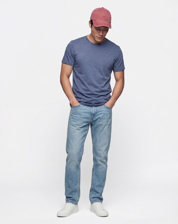 Denim Marl Crew Neck T-Shirt Long