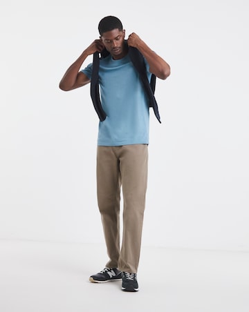 Pure Cotton Crew Neck T-Shirt Long