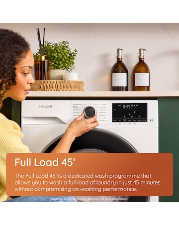 Hotpoint Anti Stain 9+6kg- White + Installation