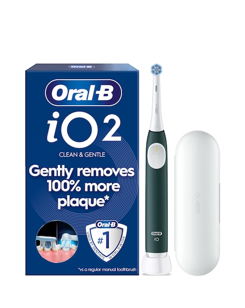 Oral-B iO2 Series Forest Green + Travel Case