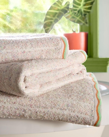 Fusion Speckle Rib Bath Towel