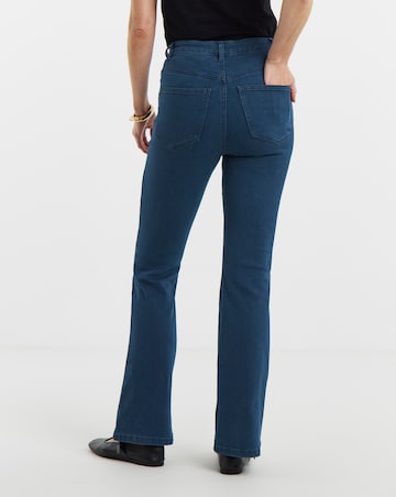Indigo High Waist Super Soft Bootcut Jeans