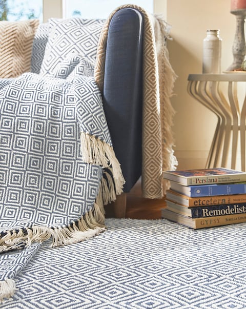 Woven Diamond Indoor/Outdoor Rug