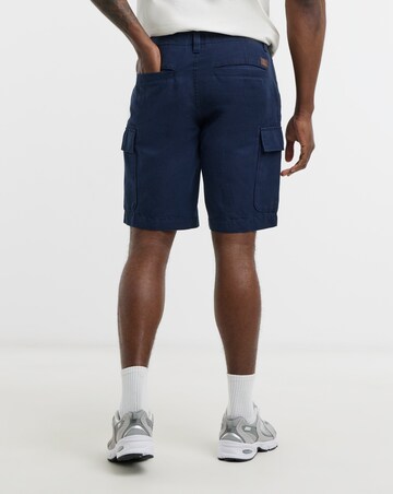 Timberland Cotton Linen Cargo Short - Blue