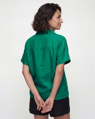 Linen Mix Collared Tunic