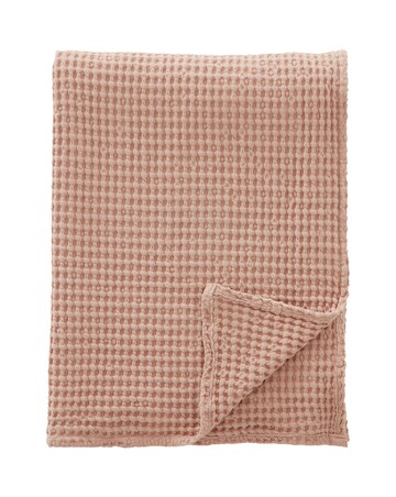 Pineapple Elephant Jaipur Waffle Cotton Throw
