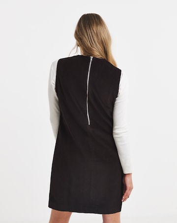 Chocolate Cord Mod Dress