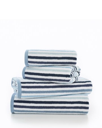 Deyongs Bliss Linear 100% Cotton 550GSM Striped Towel