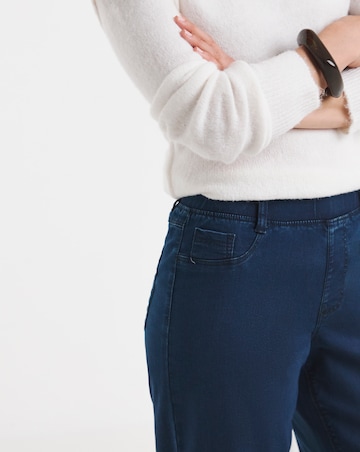 Indigo Stretch Wide Leg Jegging
