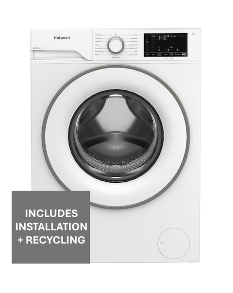 Hotpoint AntiStain H 101 Anti Stain UK 10kg Washing Machine PetHairCare - INST