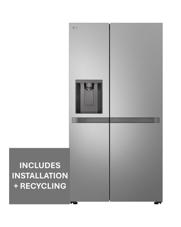 LG GSLC41PYPE Total No Frost American Fridge Freezer Silver Install