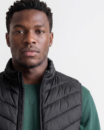 Black Lightweight Padded Gilet