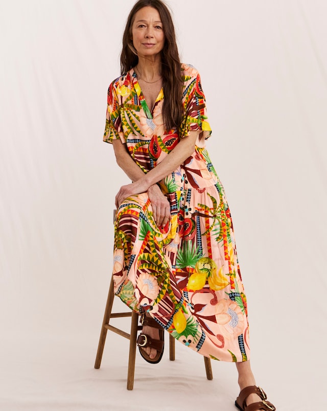 ladies cotton summer dresses with sleeves White Linen Short Sleeve Women Summer Midi Dress 3706