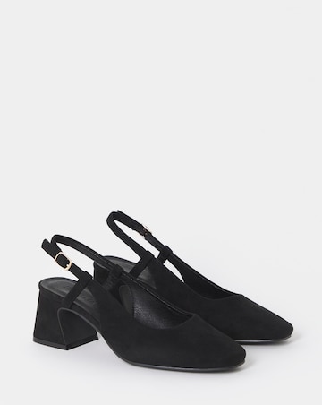 Vivi Block Heel Slingback Shoes - Extra Wide Fit (EEE)