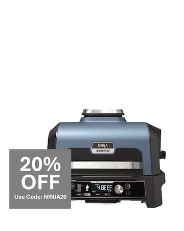 Ninja Woodfire OG901UK Pro Connect XL Electric BBQ Grill and Smoker