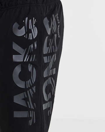Jack & Jones Maui Logo Swim Shorts - Black