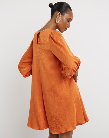 Joanna Hope Satin Jaquard Swing Dress