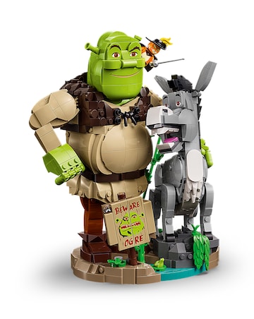 LEGO Shrek Donkey & Puss in Boots Model