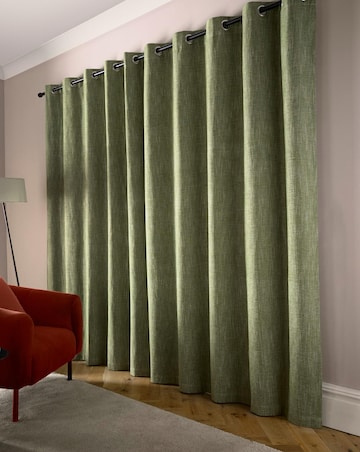 Curtina Boucle Chenille Eyelet Curtains