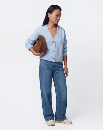 Wide Sleeve V Neck Cardigan