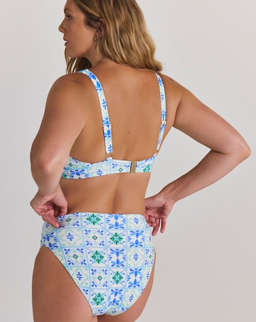Tile Print Bikini Set