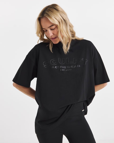 Sculpt Activewear Oversized Short Sleeve T-shirt