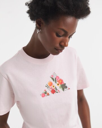 adidas Floral Logo T-Shirt