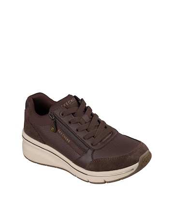 Skechers Chocolate Billion Flex Luxe Up Trainers - Standard Fit (D)