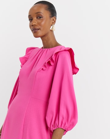 Joanna Hope Frill Shoulder Dress