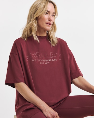 Sculpt Activewear Oversized Short Sleeve T-Shirt