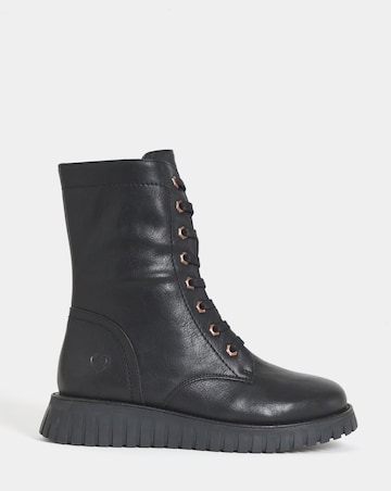 Heavenly Feet Fern Lace Up Chunky Boot - Extra Wide Fit (EEE)